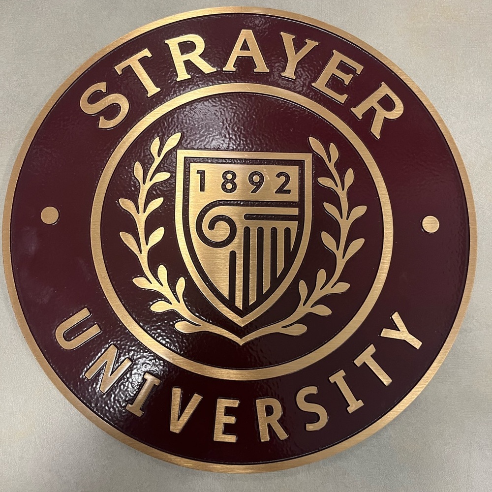 Maroon and Gold Wall Decor